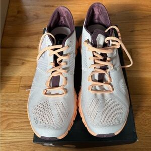 On Cloud X Silver Almond